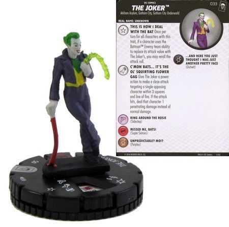 The Joker 033 The Joker s Wild DC Heroclix DC The Joker s Wild Singles The Joker 033 The Joker s Wild DC Heroclix DC The Joker s Wild Singles