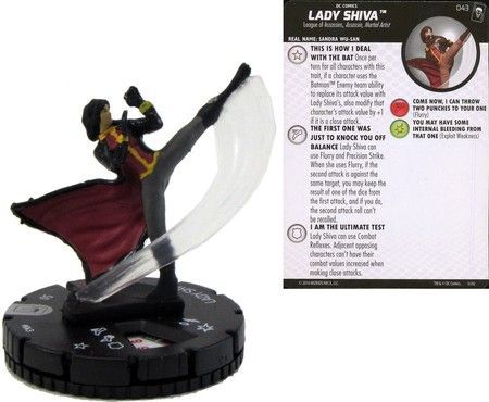 Lady Shiva 043 The Joker s Wild DC Heroclix DC The Joker s Wild Singles Lady Shiva 043 The Joker s Wild DC Heroclix DC The Joker s Wild Singles