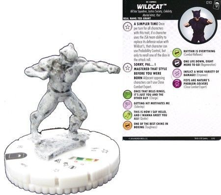 Wildcat Sketch Variant 010 The Joker s Wild DC Heroclix Wildcat Sketch Variant 010 The Joker s Wild DC Heroclix