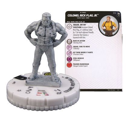 Colonel Rick Flag Jr Sketch Variant 013 The Joker s Wild DC Heroclix Colonel Rick Flag Jr Sketch Variant 013 The Joker s Wild DC Heroclix
