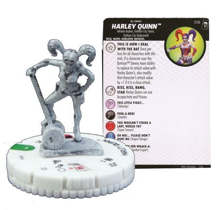 Harley Quinn Sketch Variant 018 The Joker s Wild DC Heroclix Harley Quinn Sketch Variant 018 The Joker s Wild DC Heroclix