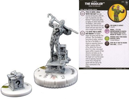 The Riddler Sketch Variant 051 The Joker s Wild DC Heroclix The Riddler Sketch Variant 051 The Joker s Wild DC Heroclix