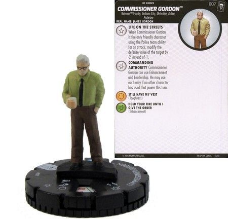 Commissioner Gordon 007 The Joker s Wild DC Heroclix DC The Joker s Wild Singles Commissioner Gordon 007 The Joker s Wild DC Heroclix DC The Joker s Wild Singles
