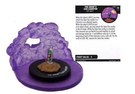 The Joker s Gas Canister S100 The Joker s Wild OP Kit DC Heroclix DC The Joker s Wild Singles The Joker s Gas Canister S100 The Joker s Wild OP Kit DC Heroclix DC The Joker s Wild Singles
