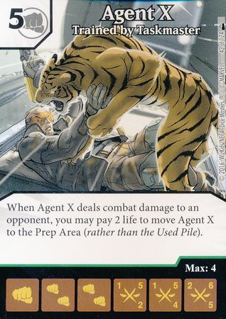 Agent X Trained by Taskmaster 42 124 Uncommon Agent X Trained by Taskmaster 42 124 Uncommon