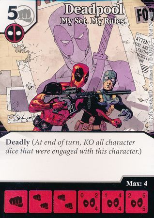 Deadpool My Set My Rules 10 124 Common Deadpool My Set My Rules 10 124 Common