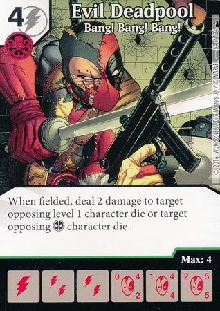 Evil Deadpool Bang Bang Bang 54 124 Uncommon Evil Deadpool Bang Bang Bang 54 124 Uncommon