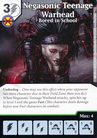 Negasonic Teenage Warhead Bored In School 70 124 Uncommon Negasonic Teenage Warhead Bored In School 70 124 Uncommon