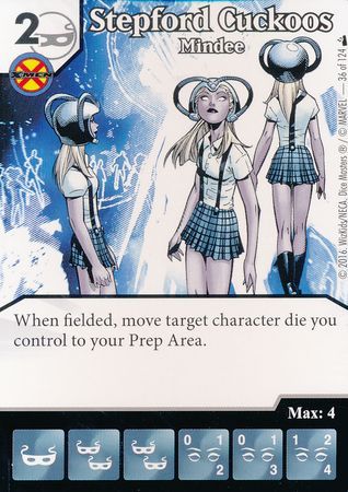 Stepford Cuckoos Mindee 36 124 Common Marvel Dice Masters Deadpool Singles Stepford Cuckoos Mindee 36 124 Common Marvel Dice Masters Deadpool Singles