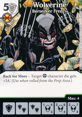 Wolverine Berserker Frenzy 79 124 Uncommon Marvel Dice Masters Deadpool Singles Wolverine Berserker Frenzy 79 124 Uncommon Marvel Dice Masters Deadpool Singles
