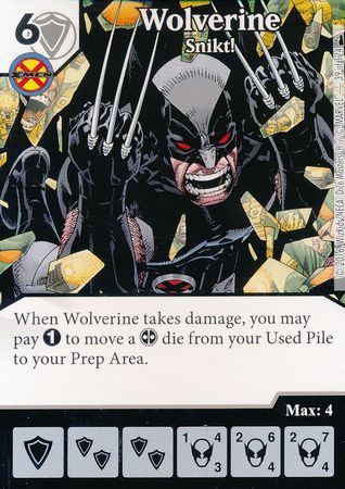 Wolverine Snikt 39 124 Common Marvel Dice Masters Deadpool Singles Wolverine Snikt 39 124 Common Marvel Dice Masters Deadpool Singles