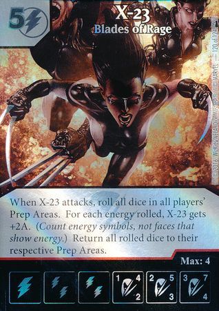 X 23 Blades of Rage Foil 120 124 Super Rare X 23 Blades of Rage Foil 120 124 Super Rare