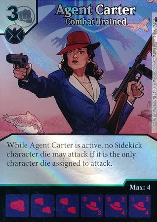 COMBAT TRAINED 41 Deadpool Dice Masters 2 X AGENT CARTER 