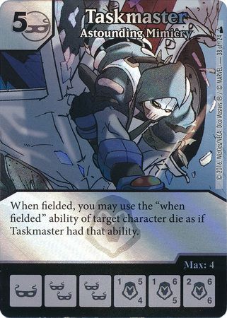 Taskmaster Astounding Mimicry Foil 38 124 Common Marvel Dice Masters Foil Singles Deadpool Singles Taskmaster Astounding Mimicry Foil 38 124 Common Marvel Dice Masters Foil Singles Deadpool Singles