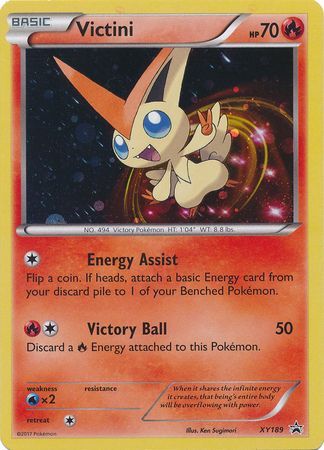 Victini XY189 Holo Promo Pokemon XY Promos Victini XY189 Holo Promo Pokemon XY Promos