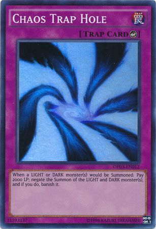 Chaos Trap Hole OP03 EN012 Super Rare Chaos Trap Hole OP03 EN012 Super Rare