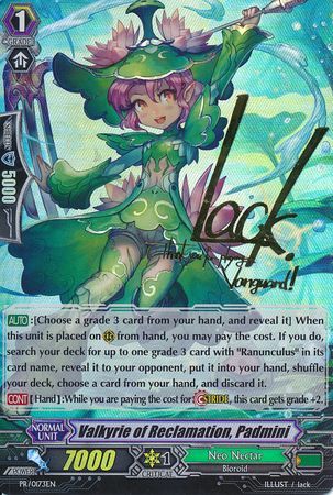 Valkyrie of Reclamation Padmini PR 0173EN Promo Valkyrie of Reclamation Padmini PR 0173EN Promo