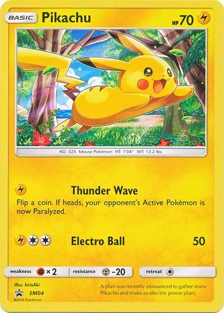 Pikachu Sm04 Promo