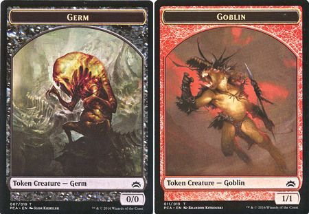 Germ Token 007 Goblin Token 011 PCA Planechase Anthology Singles Germ Token 007 Goblin Token 011 PCA Planechase Anthology Singles