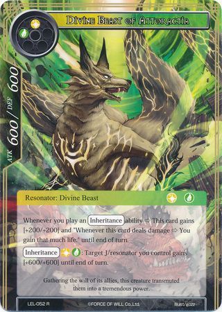 Divine Beast of Attoractia LEL 052 Rare Divine Beast of Attoractia LEL 052 Rare