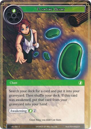 Planting Beans LEL 031 Common Force of Will Legacy Lost Singles Planting Beans LEL 031 Common Force of Will Legacy Lost Singles