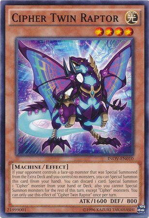 Cipher Twin Raptor INOV EN010 Common Unlimited Invasion Vengeance Unlimited Singles Cipher Twin Raptor INOV EN010 Common Unlimited Invasion Vengeance Unlimited Singles