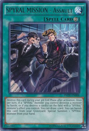 SPYRAL MISSION Assault INOV EN088 Rare Unlimited Invasion Vengeance Unlimited Singles SPYRAL MISSION Assault INOV EN088 Rare Unlimited Invasion Vengeance Unlimited Singles