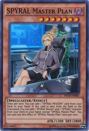 SPYRAL Master Plan INOV EN087 Super Rare Unlimited Invasion Vengeance Unlimited Singles SPYRAL Master Plan INOV EN087 Super Rare Unlimited Invasion Vengeance Unlimited Singles