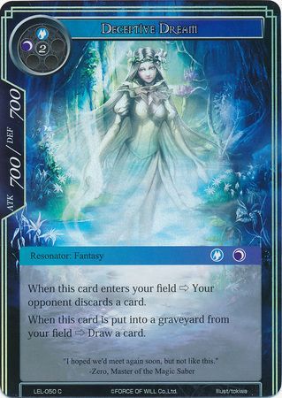 Deceptive Dream LEL 050 Common Foil Deceptive Dream LEL 050 Common Foil