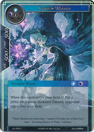 Illusion Wizard LEL 063 Common Foil Force of Will Legacy Lost Foil Singles Illusion Wizard LEL 063 Common Foil Force of Will Legacy Lost Foil Singles