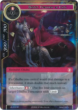 Bastet Goddess of Cats LEL 010 Super Rare Foil Bastet Goddess of Cats LEL 010 Super Rare Foil