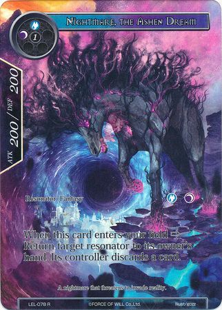 Nightmare the Ashen Dream LEL 078 Full Art Rare Nightmare the Ashen Dream LEL 078 Full Art Rare