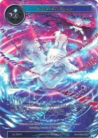 Valentina s Reach LEL 093 Full Art Rare Force of Will Legacy Lost Foil Singles Valentina s Reach LEL 093 Full Art Rare Force of Will Legacy Lost Foil Singles