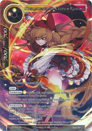 Nyarlathotep the Crimson Radiance LEL 079 Full Art Super Rare Nyarlathotep the Crimson Radiance LEL 079 Full Art Super Rare