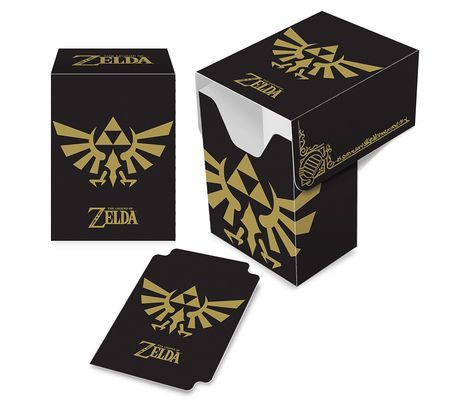 Ultra Pro Legend of Zelda Black Gold Full View Deck Box UP85206 Deck Boxes Gaming Storage Ultra Pro Legend of Zelda Black Gold Full View Deck Box UP85206 Deck Boxes Gaming Storage