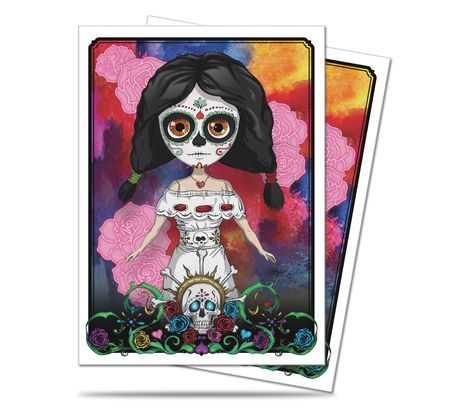 Ultra Pro Dia De Los Muertos Doll 50ct Standard Sized Sleeves UP84947 Sleeves Ultra Pro Dia De Los Muertos Doll 50ct Standard Sized Sleeves UP84947 Sleeves