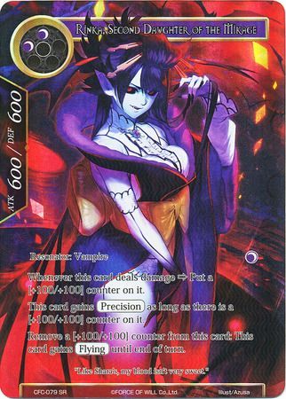 Rinka Second Daughter of the Mikage CFC 079 SR Full Art Textured Foil Promo Force of Will Promos Rinka Second Daughter of the Mikage CFC 079 SR Full Art Textured Foil Promo Force of Will Promos