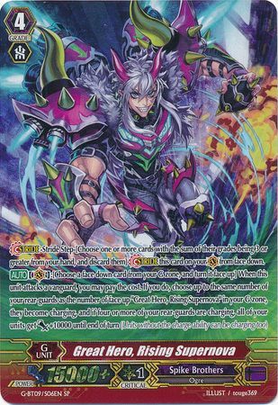Great Hero Rising Supernova G BT09 S06EN Special Parallel SP G Booster Set 9 Divine Dragon Caper Singles Great Hero Rising Supernova G BT09 S06EN Special Parallel SP G Booster Set 9 Divine Dragon Caper Singles