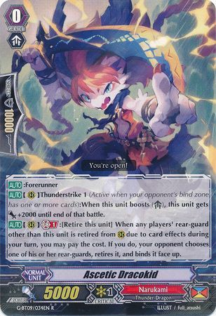 Ascetic Dracokid G BT09 034EN Rare R G Booster Set 9 Divine Dragon Caper Singles Ascetic Dracokid G BT09 034EN Rare R G Booster Set 9 Divine Dragon Caper Singles