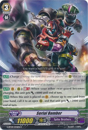 Serial Bomber G BT09 076EN Common C G Booster Set 9 Divine Dragon Caper Singles Serial Bomber G BT09 076EN Common C G Booster Set 9 Divine Dragon Caper Singles
