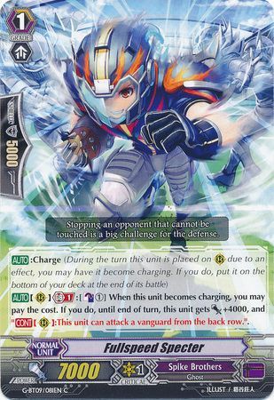 Fullspeed Specter G BT09 081EN Common C G Booster Set 9 Divine Dragon Caper Singles Fullspeed Specter G BT09 081EN Common C G Booster Set 9 Divine Dragon Caper Singles