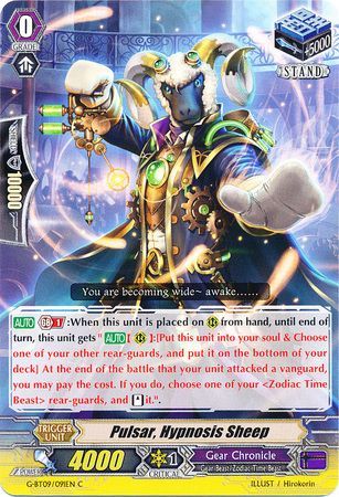 Pulsar Hypnosis Sheep G BT09 091EN Common C G Booster Set 9 Divine Dragon Caper Singles Pulsar Hypnosis Sheep G BT09 091EN Common C G Booster Set 9 Divine Dragon Caper Singles