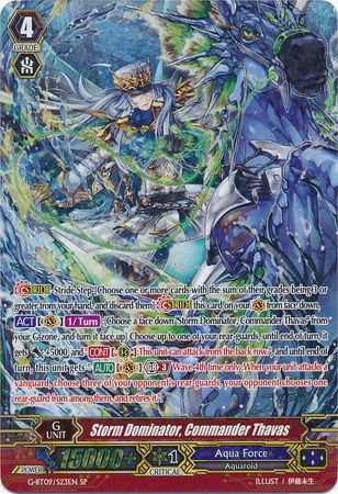 Storm Dominator Commander Thavas G BT09 S23EN Special Parallel SP G Booster Set 9 Divine Dragon Caper Singles Storm Dominator Commander Thavas G BT09 S23EN Special Parallel SP G Booster Set 9 Divine Dragon Caper Singles