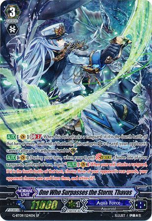 One Who Surpasses the Storm Thavas G BT09 S24EN Special Parallel SP One Who Surpasses the Storm Thavas G BT09 S24EN Special Parallel SP
