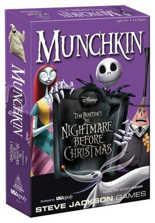 Munchkin The Nightmare Before Christmas card game Steve Jackson Games SJG4709 Board Games A Z Munchkin The Nightmare Before Christmas card game Steve Jackson Games SJG4709 Board Games A Z
