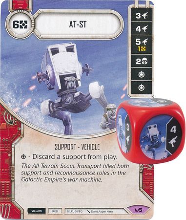 AT ST 5 Legendary Includes Premium Die Star Wars Destiny Awakenings Singles AT ST 5 Legendary Includes Premium Die Star Wars Destiny Awakenings Singles