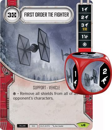 First Order TIE Fighter 6 Rare Includes Premium Die Star Wars Destiny Awakenings Singles First Order TIE Fighter 6 Rare Includes Premium Die Star Wars Destiny Awakenings Singles