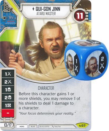 Qui Gon Jinn Ataru Master 37 Rare Includes Premium Die Star Wars Destiny Awakenings Singles Qui Gon Jinn Ataru Master 37 Rare Includes Premium Die Star Wars Destiny Awakenings Singles