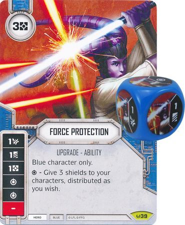Force Protection 39 Rare Includes Premium Die Star Wars Destiny Awakenings Singles Force Protection 39 Rare Includes Premium Die Star Wars Destiny Awakenings Singles
