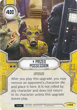 Prized Possession 102 Uncommon Star Wars Destiny Awakenings Singles Prized Possession 102 Uncommon Star Wars Destiny Awakenings Singles